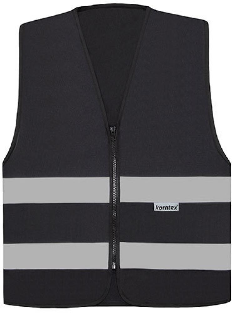<b>Korntex</b> <br> Safety Vest With Zipper Warnweste 
