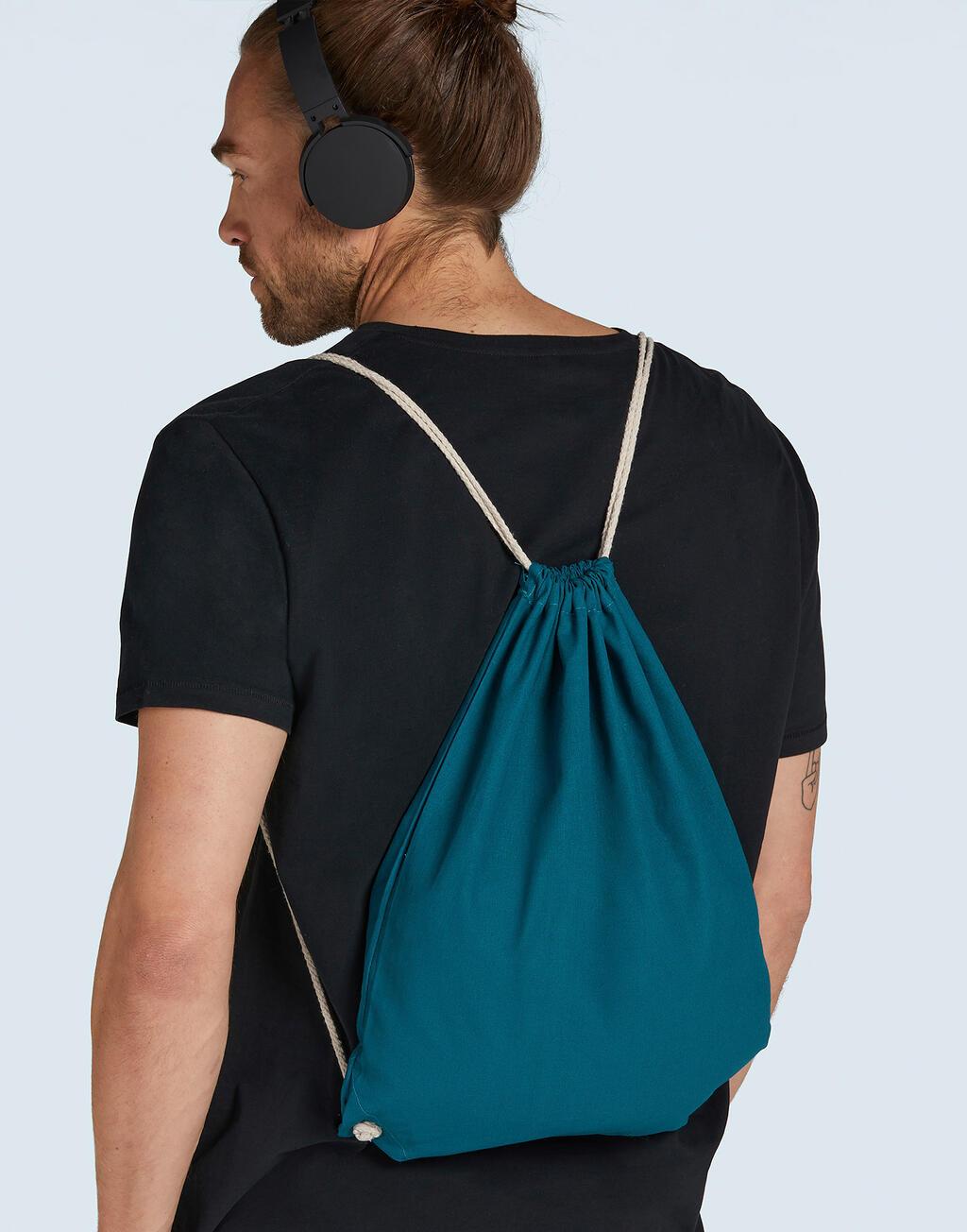 <b>Jassz Bags</b> <br> Cotton Drawstring Backpack - 38 x 48 cm