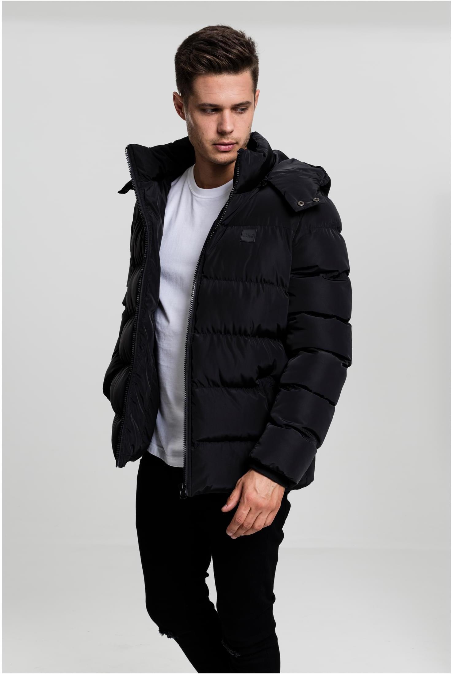 <b>Urban Classics</b> <br> Hooded Puffer Jacket Herren Kapuzenjacke