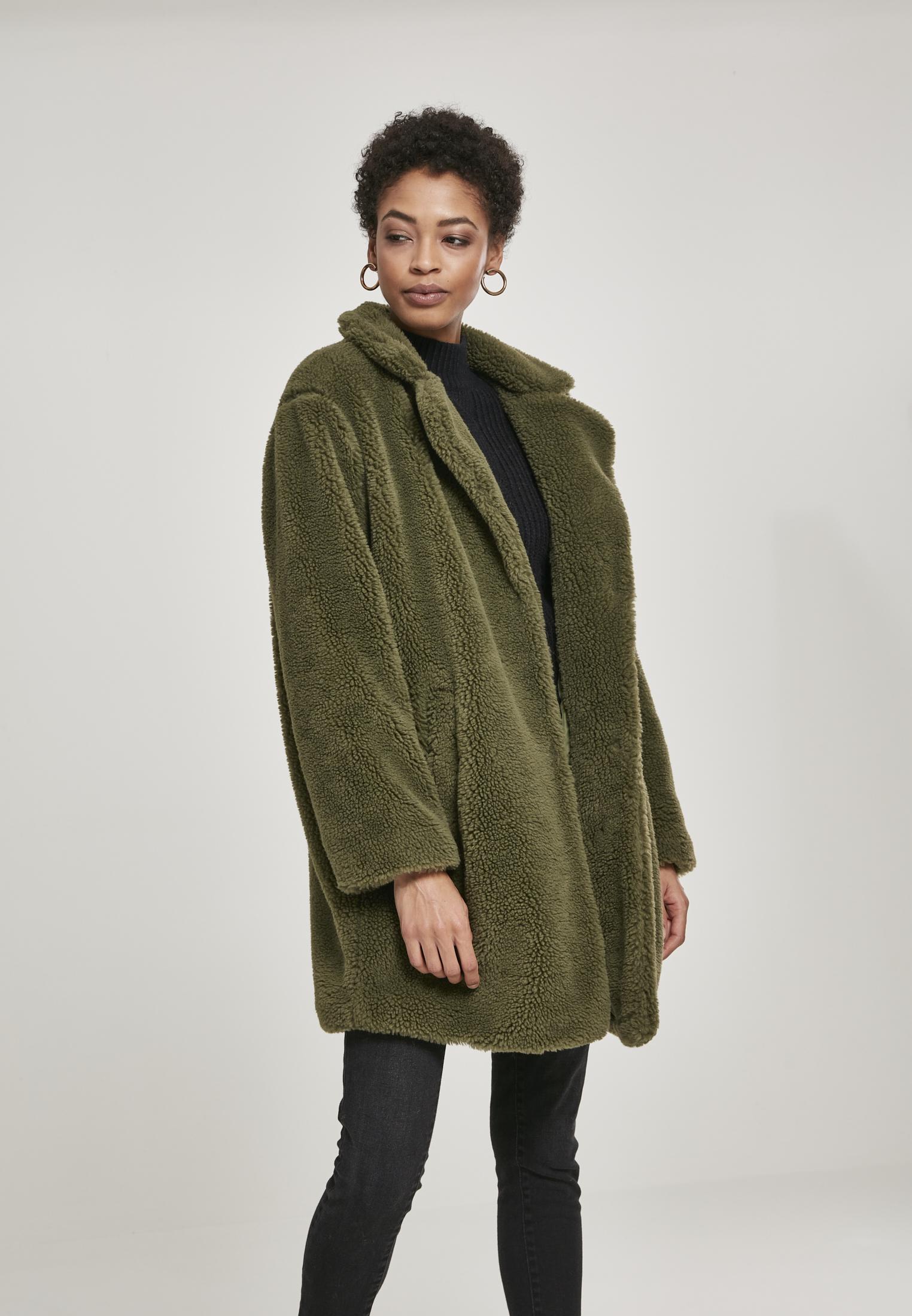 <b>Urban Classics</b> <br> Ladies Oversized Sherpa Coat