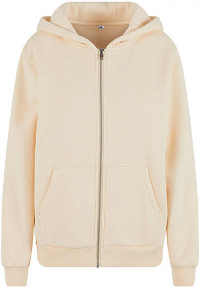 <b>Build Your Brand</b> <br> Damen Fluffy Zip Hoody Kapuzenjacke