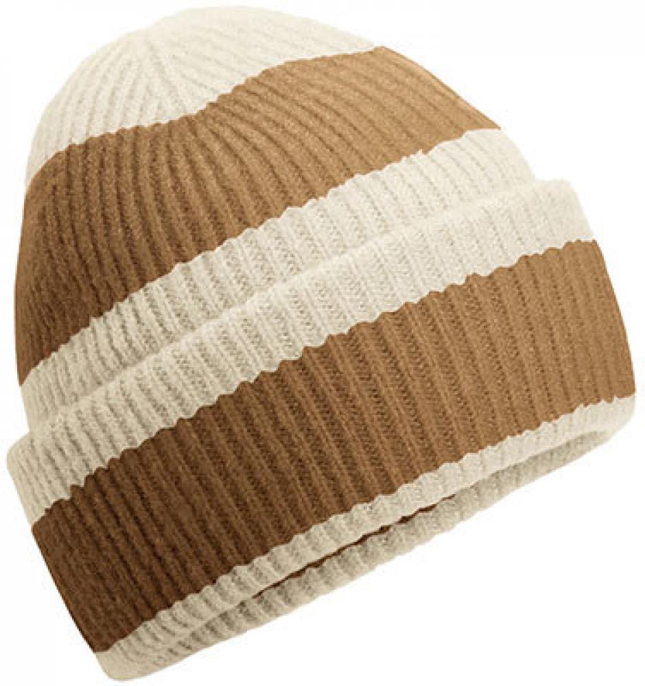 <b>Beechfield</b> <br> Colour Block Beanie Block-Streifendesign
