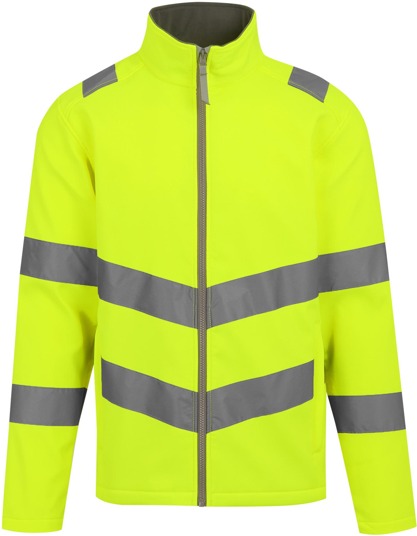 <b>Regatta High Visibility</b> <br> Pro Contract Hi-Vis Ablaze 2L Softshell Jacket Unisex