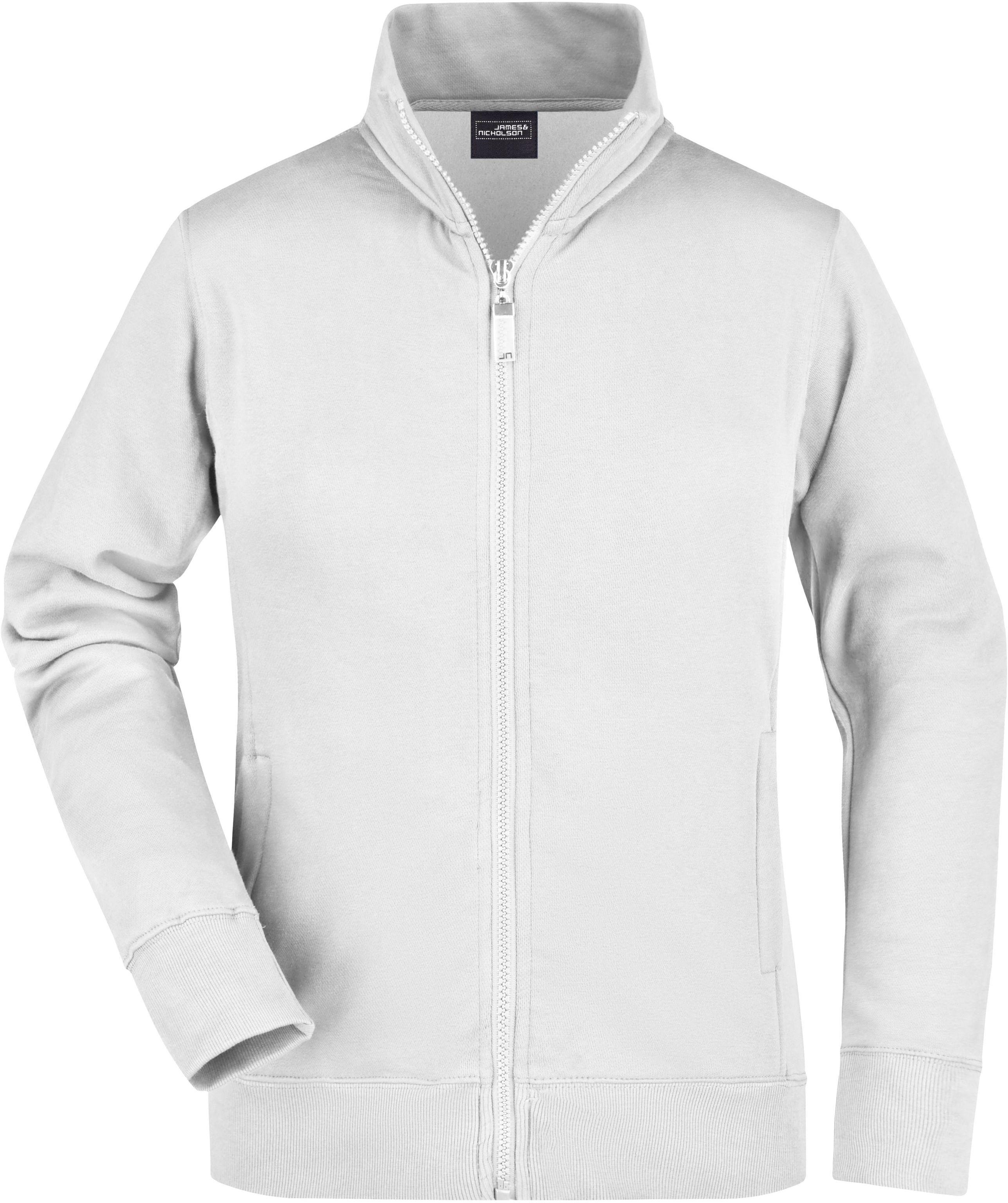 <b>James+Nicholson wird Daiber</b> <br> Ladies' Jacket Sweatjacke aus formbeständiger Sweat-Qualität