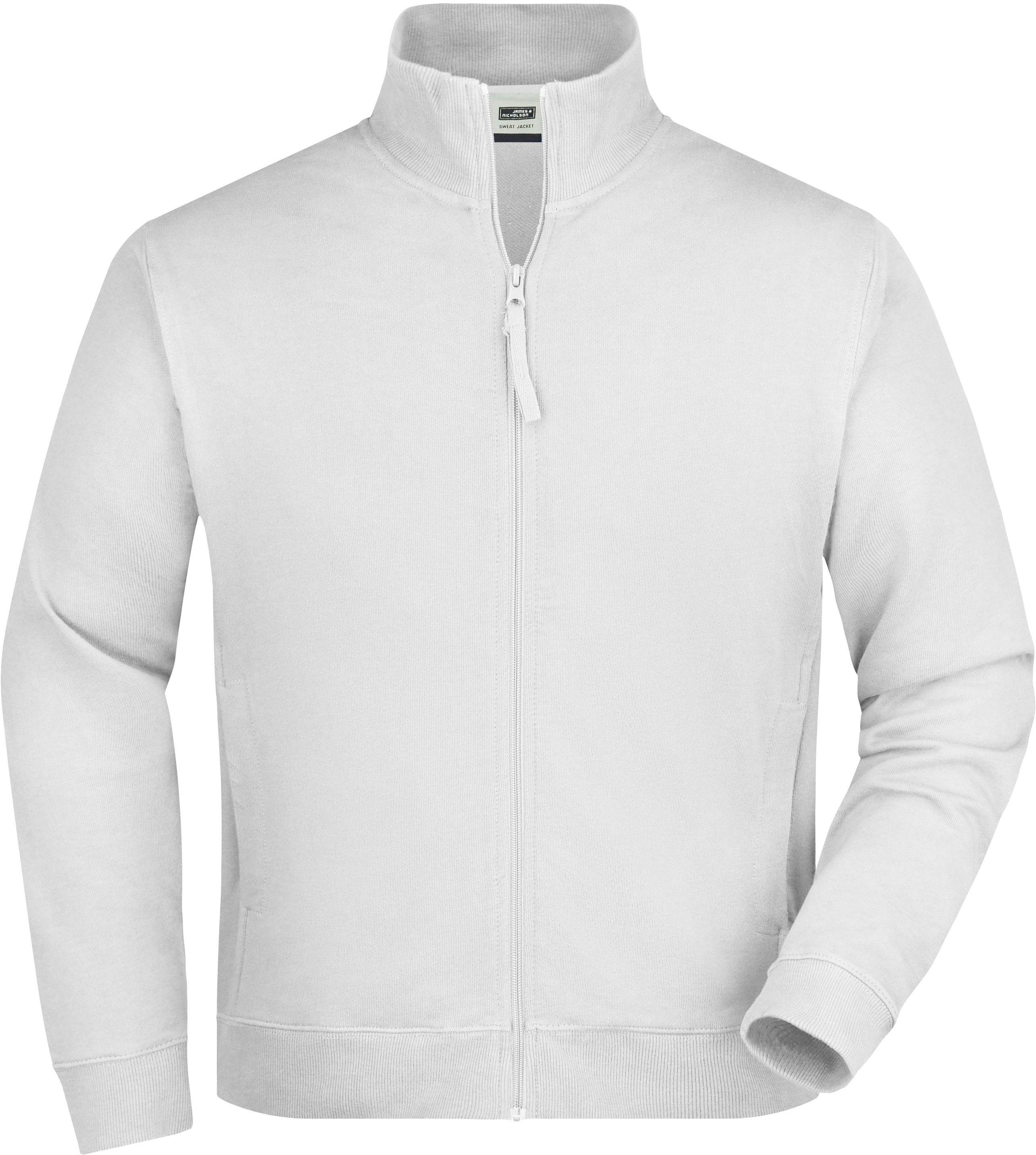 <b>James+Nicholson wird Daiber</b> <br> Sweat Jacket Klassische Sweatjacke aus French-Terry