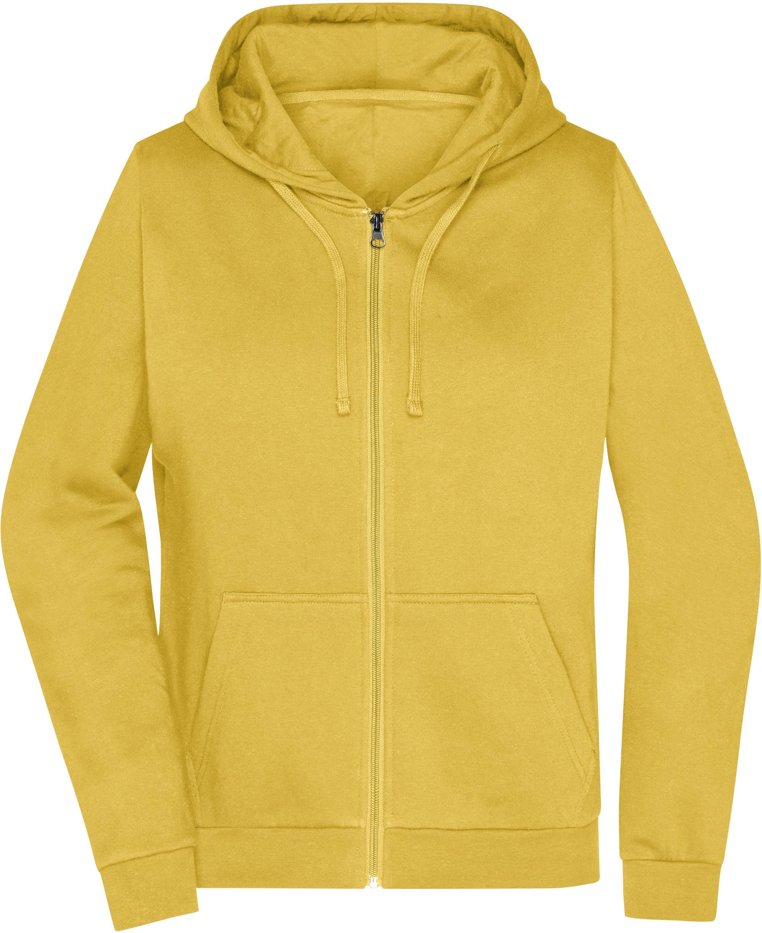 <b>James+Nicholson wird Daiber</b> <br> Ladies' Promo Zip Hoody Klassische Sweatjacke mit Kapuze