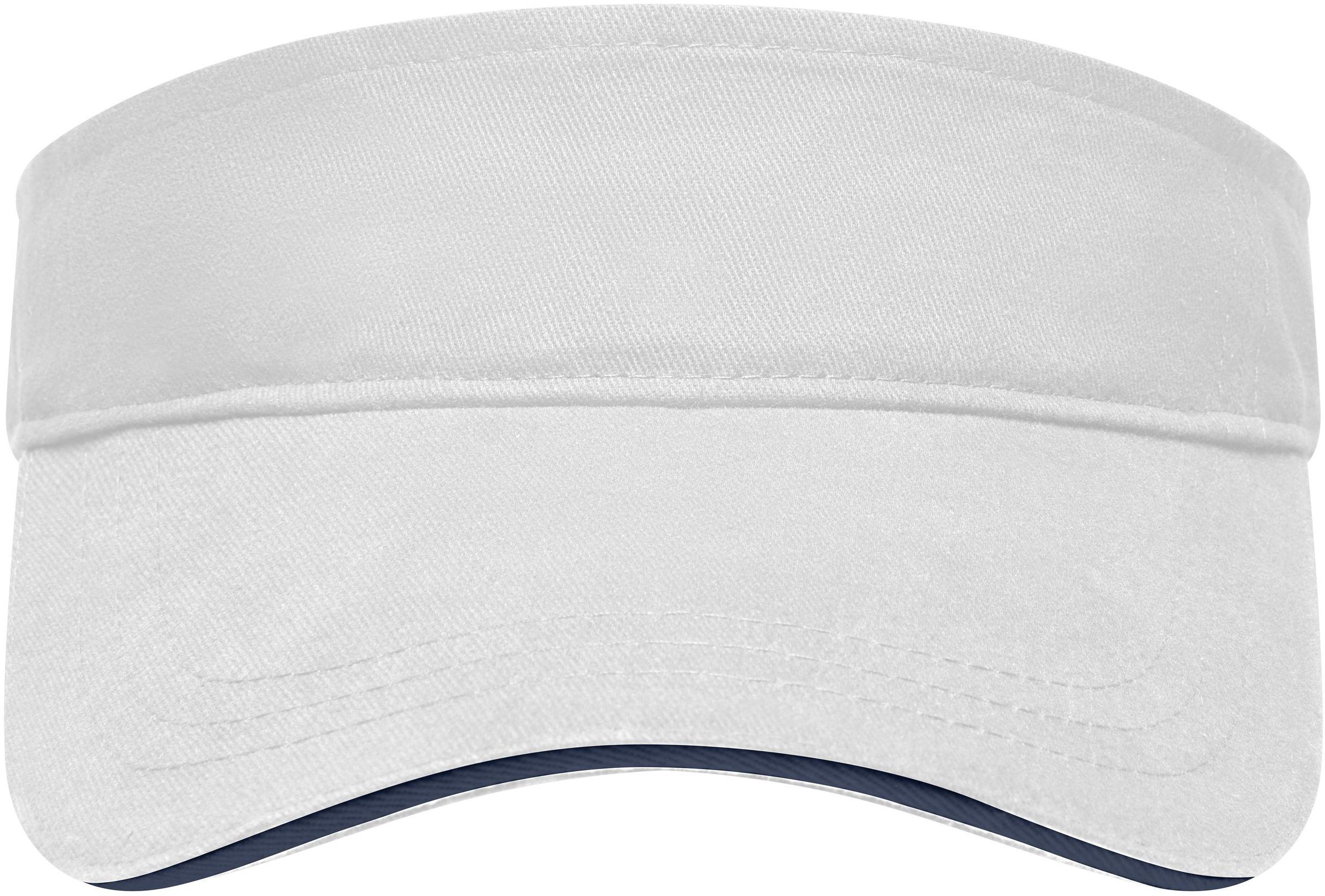 <b>Myrtle Beach wird Daiber</b> <br> Sandwich Sunvisor Trendiger Sunvisor mit kontrastfarbigem Sa