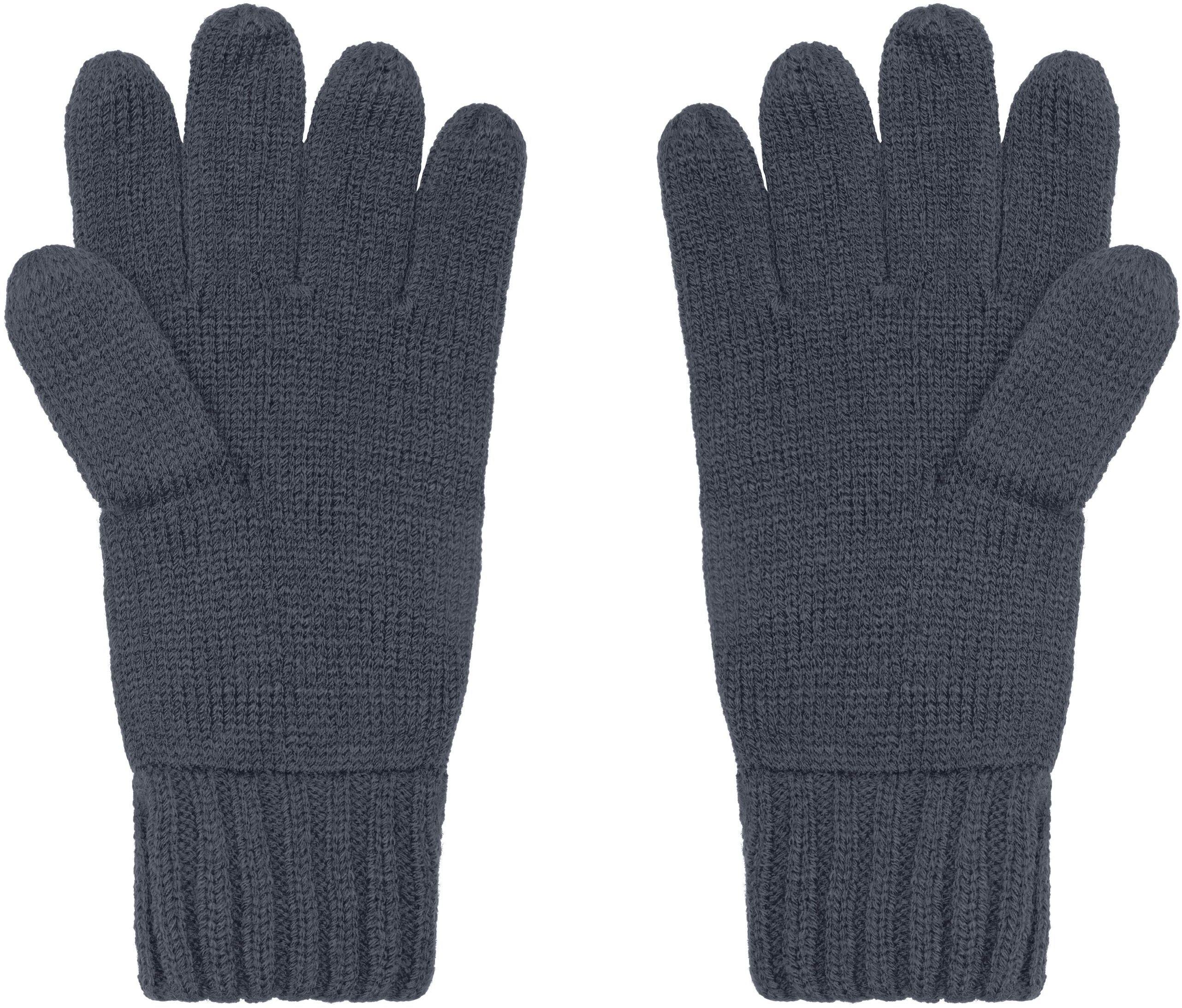 <b>Myrtle Beach wird Daiber</b> <br> Melange Gloves Basic Elegante Strickhandschuhe aus Melange-G