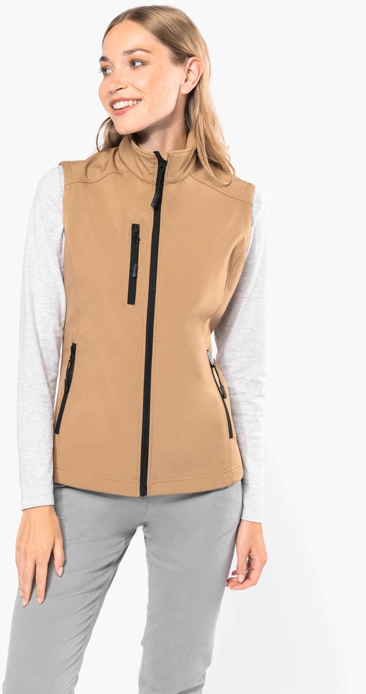 <b>Kariban</b> <br> Damen Softshell Bodywärmer