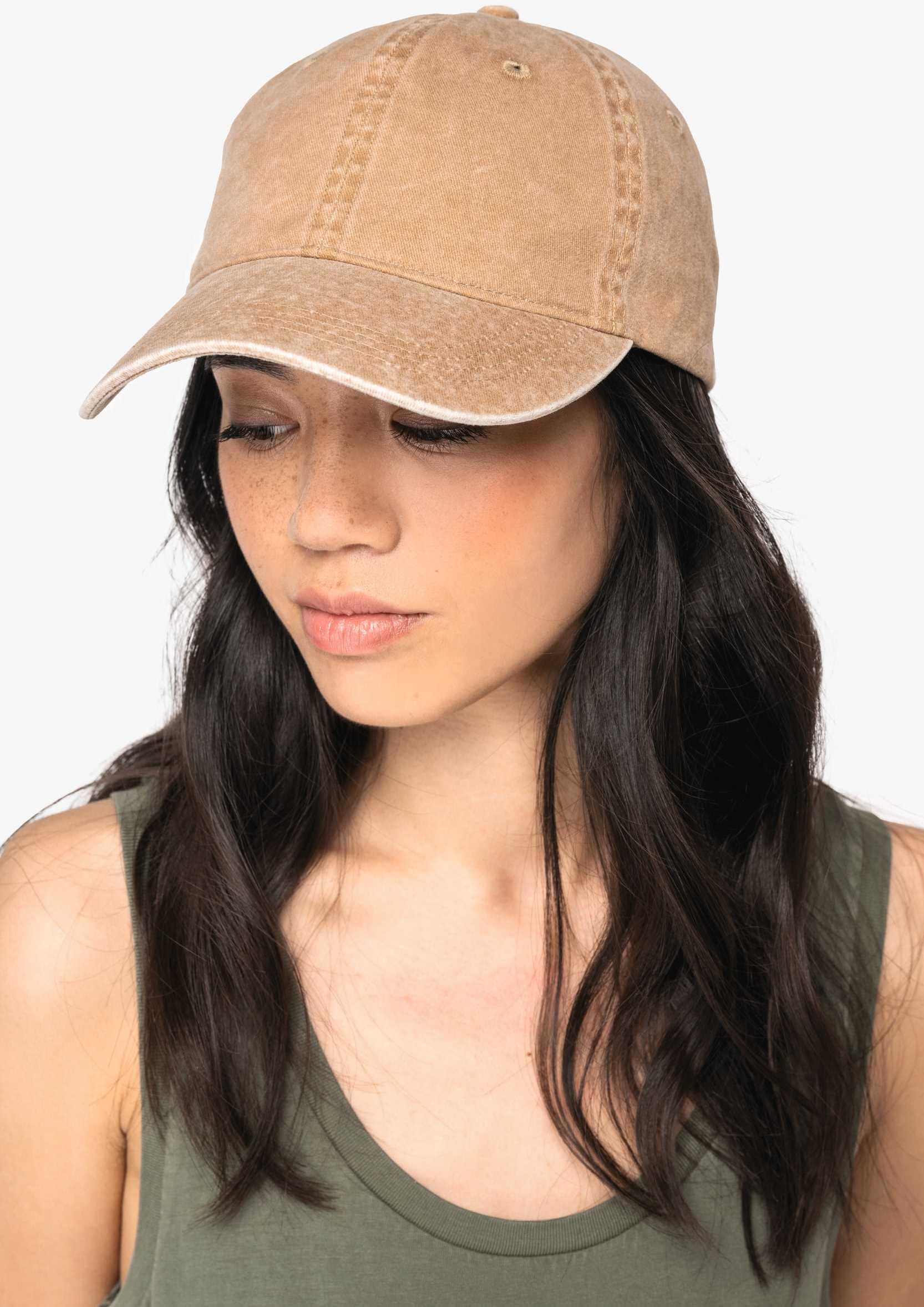 <b>Native Spirit</b> <br> Umweltfreundliche ausgewaschene Unisex-Kappe