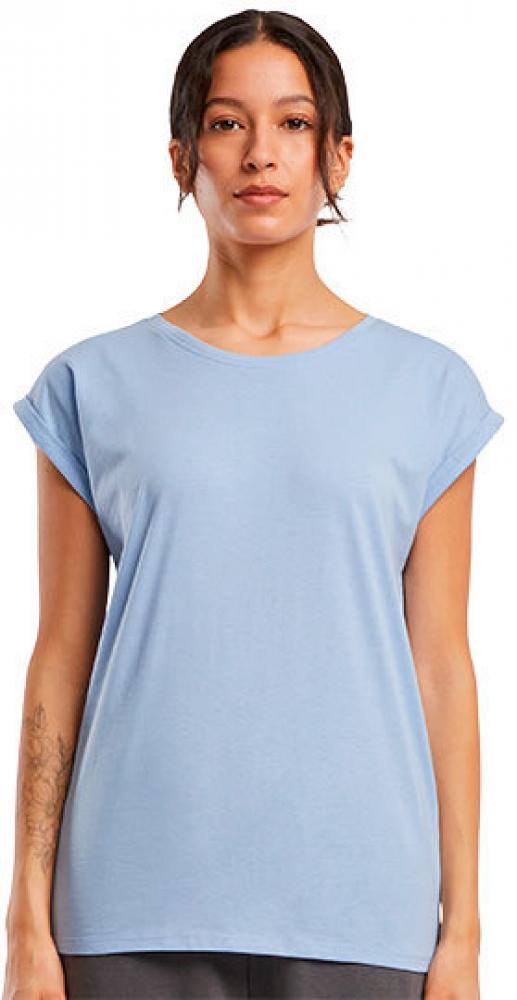 <b>Build Your Brand</b> <br> Ladies Extended Shoulder Damen T-Shirt