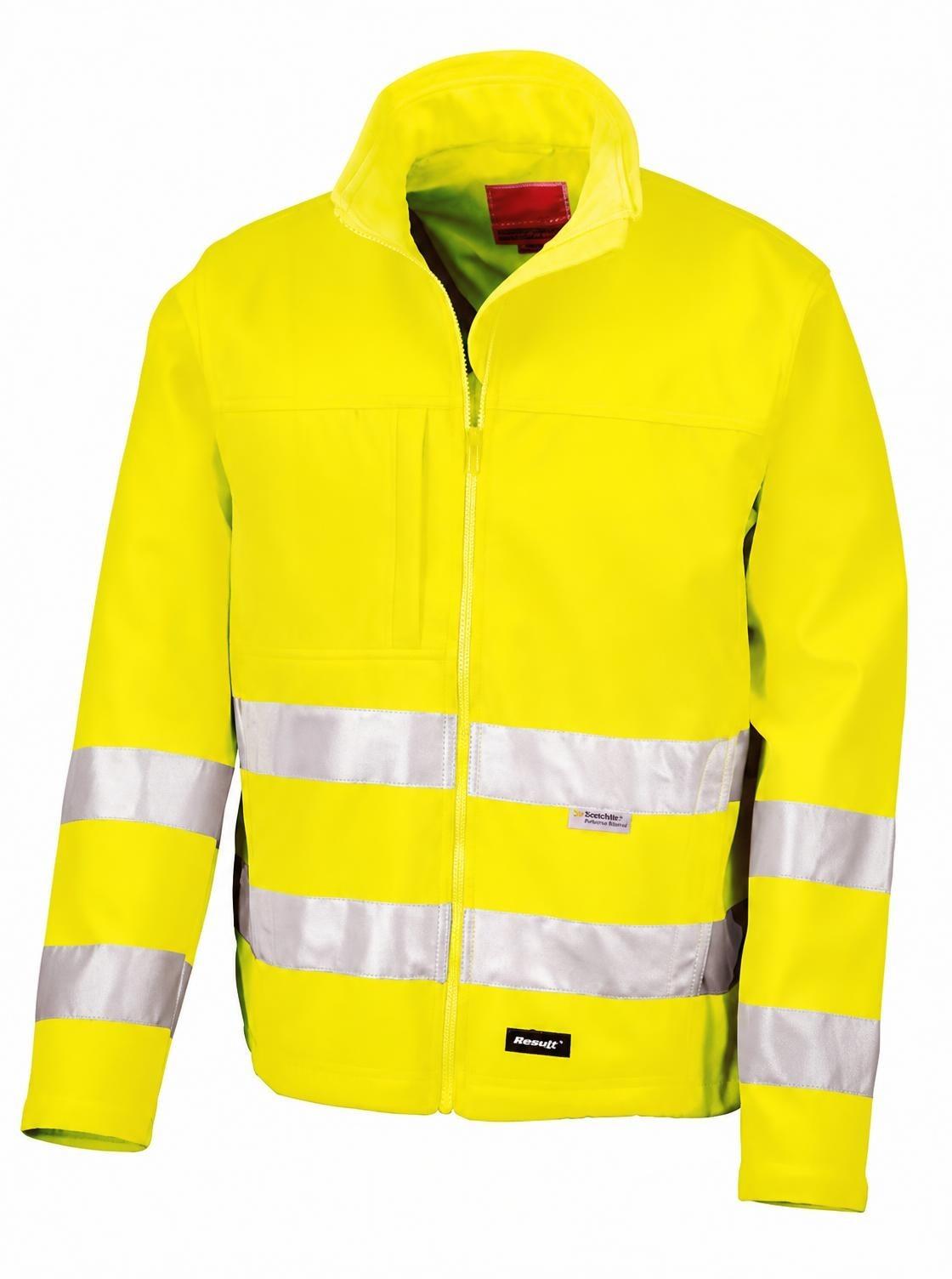 <b>Result</b> <br> High-Vis Softshell Arbeits Jacke | ISO EN20471:2013 Klasse 2