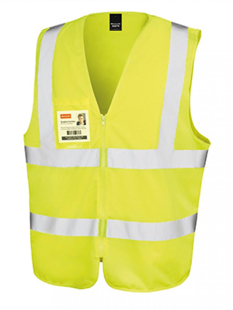 <b>Result Core</b> <br> Herren Core Zip Safety Tabard / EN20471 Klasse 2 
