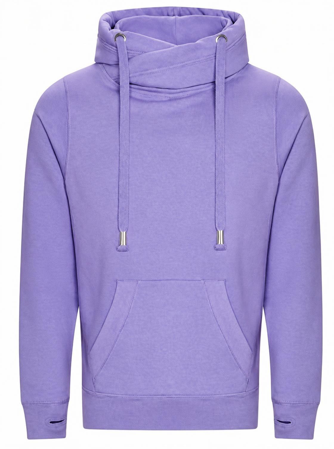 <b>Just Hoods</b> <br> Herren Cross Neck Hoodie
