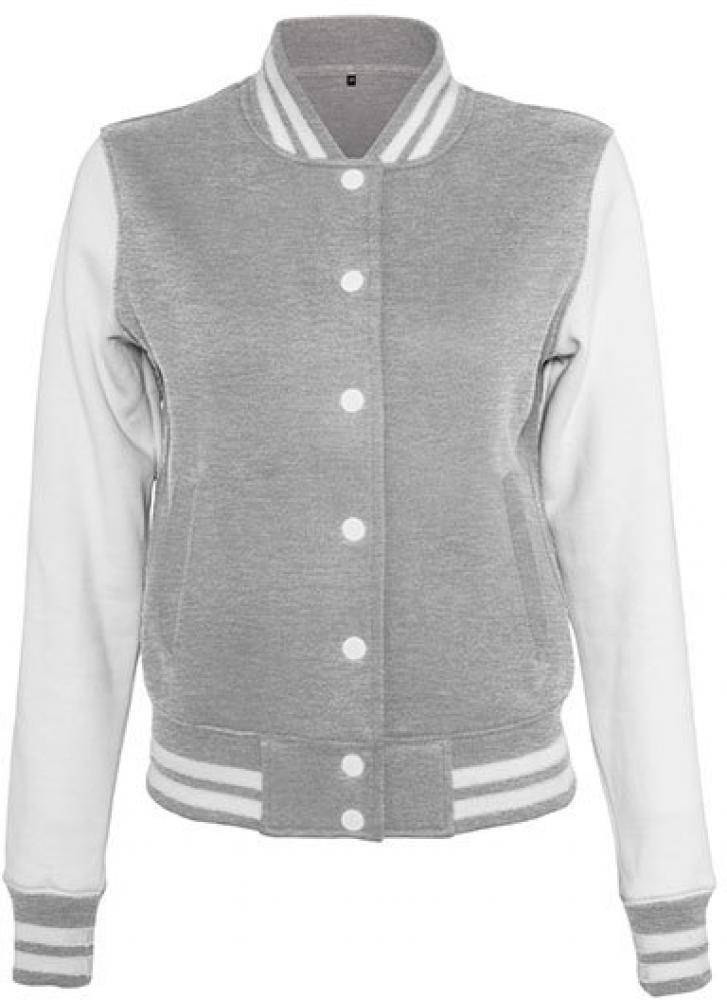 <b>Build Your Brand</b> <br> Ladies Sweat College Jacket