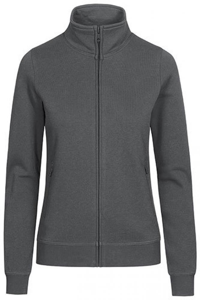 <b>EXCD by Promodoro</b> <br> Damen Sweatjacket, Langstapelige Baumwolle und Polyester