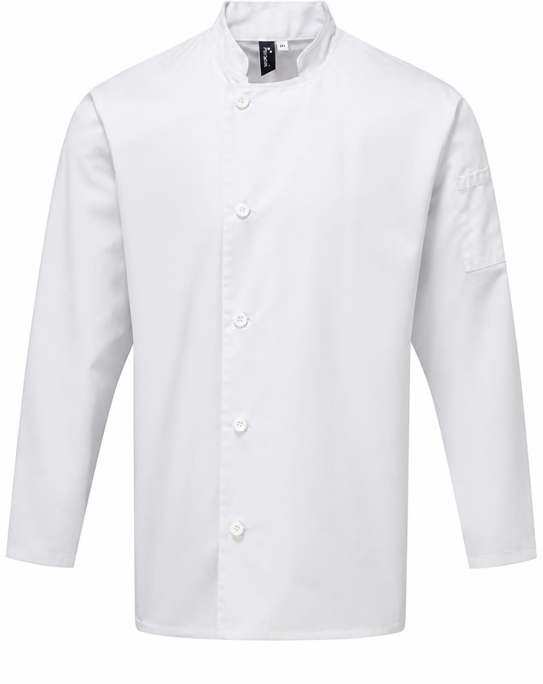 <b>Premier Workwear</b> <br> Kochjacke Essential Long Sleeve Chefs Jacket