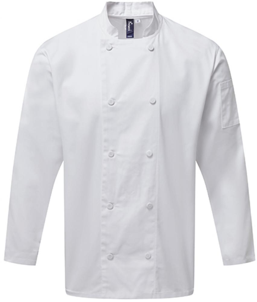 <b>Premier Workwear</b> <br> Kochjacke Chefs Long Sleeve Coolchecker® Jacket