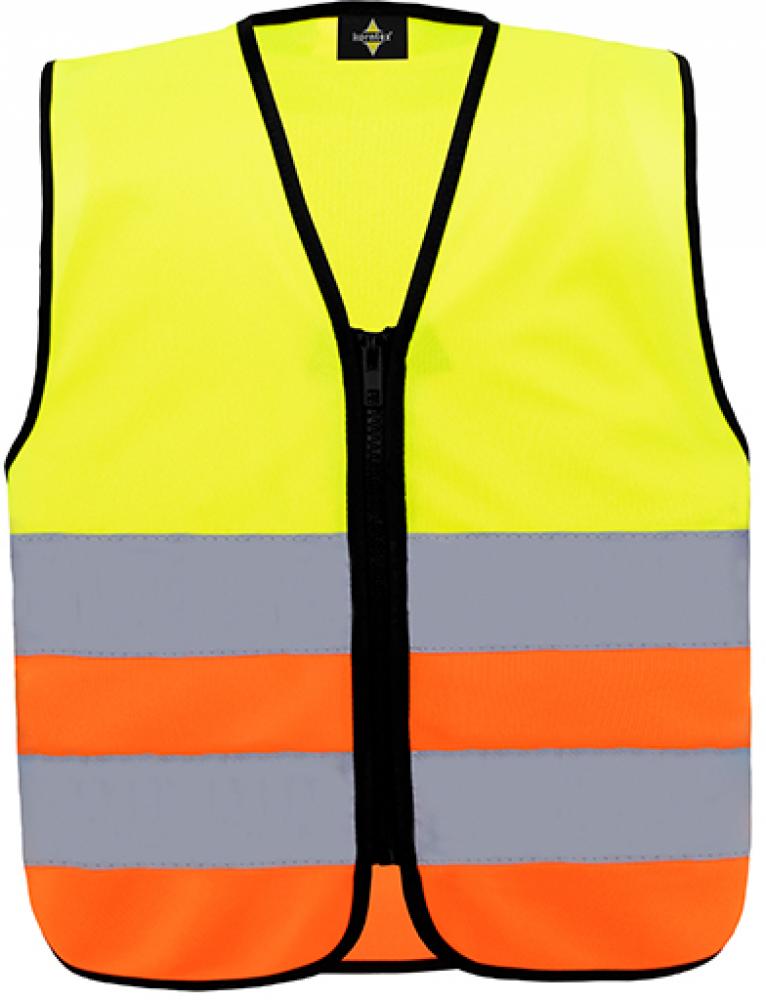 <b>Korntex</b> <br> Kinder Safety Vest for Kids with Zipper EN1150