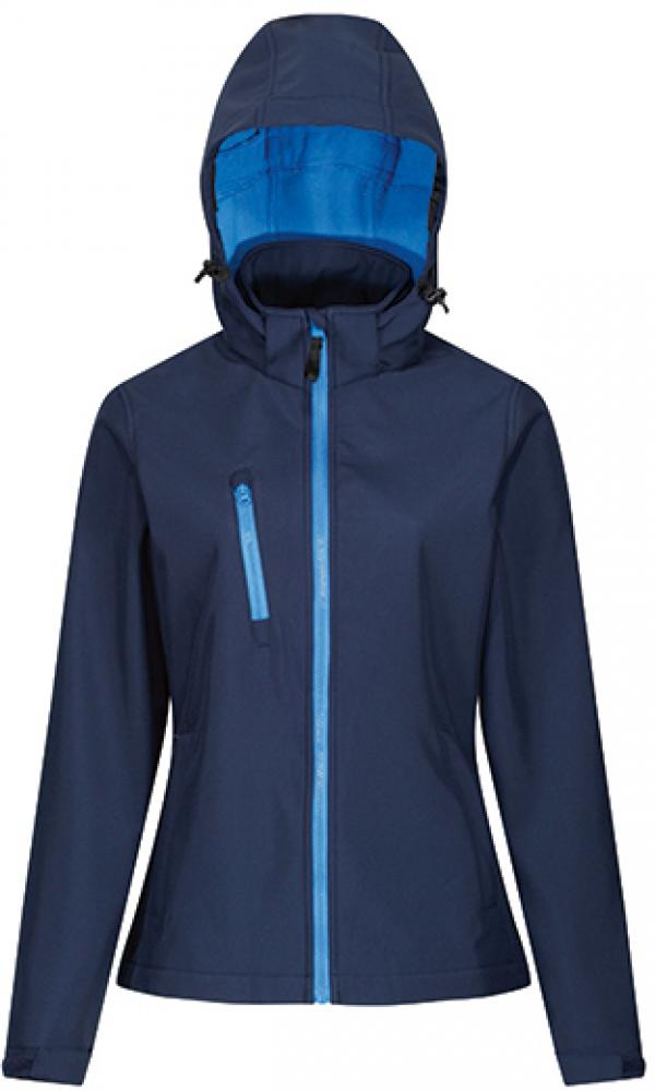 <b>Regatta Professional</b> <br> Womens Venturer 3-layer Printable Hooded Softshell Jacket