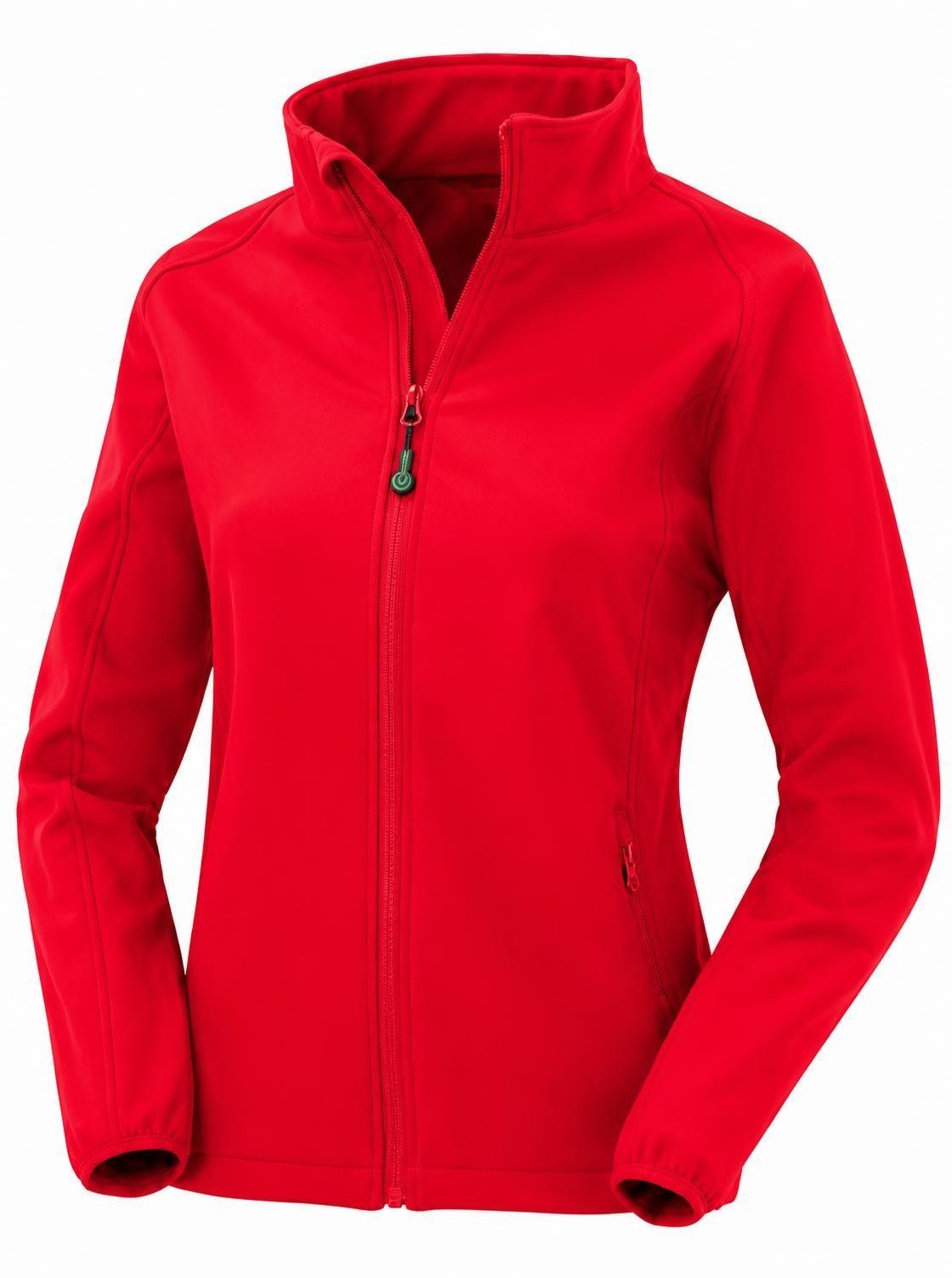 <b>Result Genuine Recycled</b> <br> Womens Recycled 2-Layer Printable Softshell Jacket