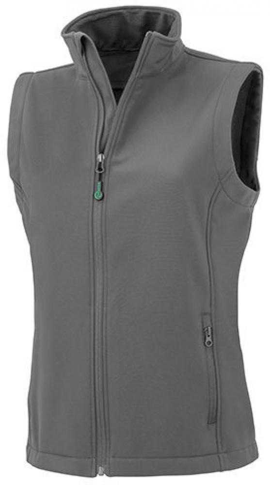 <b>Result Genuine Recycled</b> <br> Womens Recycled 2-Layer Printable Softshell Bodywarmer